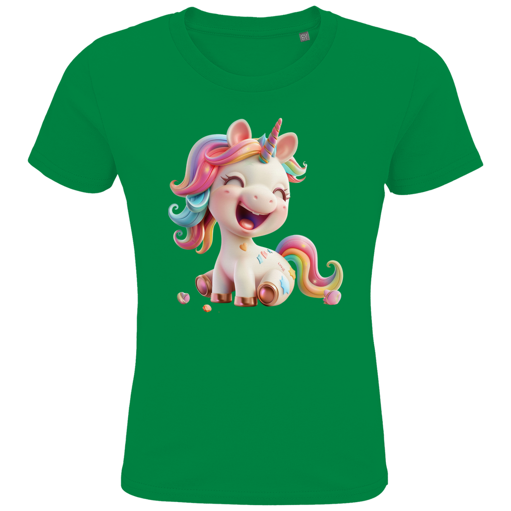 Kids Premium Bio T-Shirt Einhorn_5 - delamira