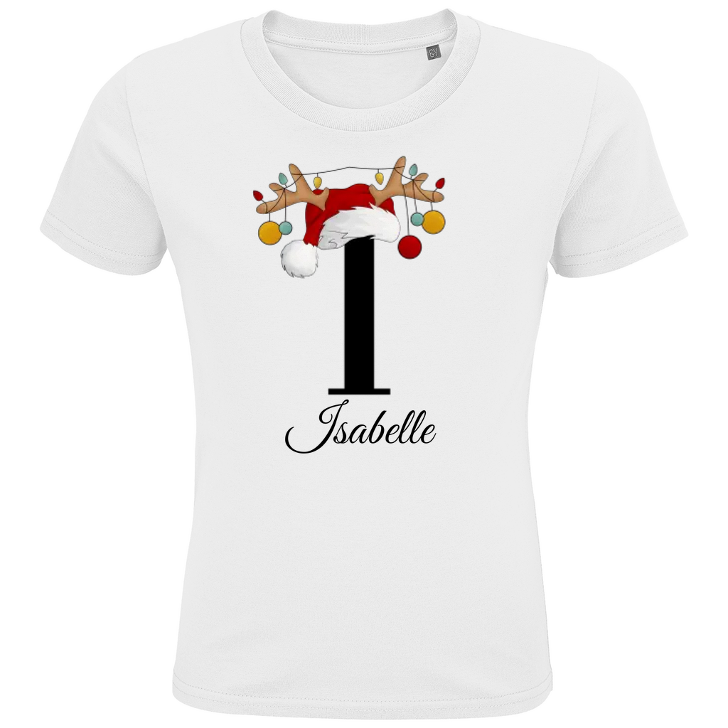 Personalisiertes Mädchen Premium Bio T-Shirt Isabelle Printegy