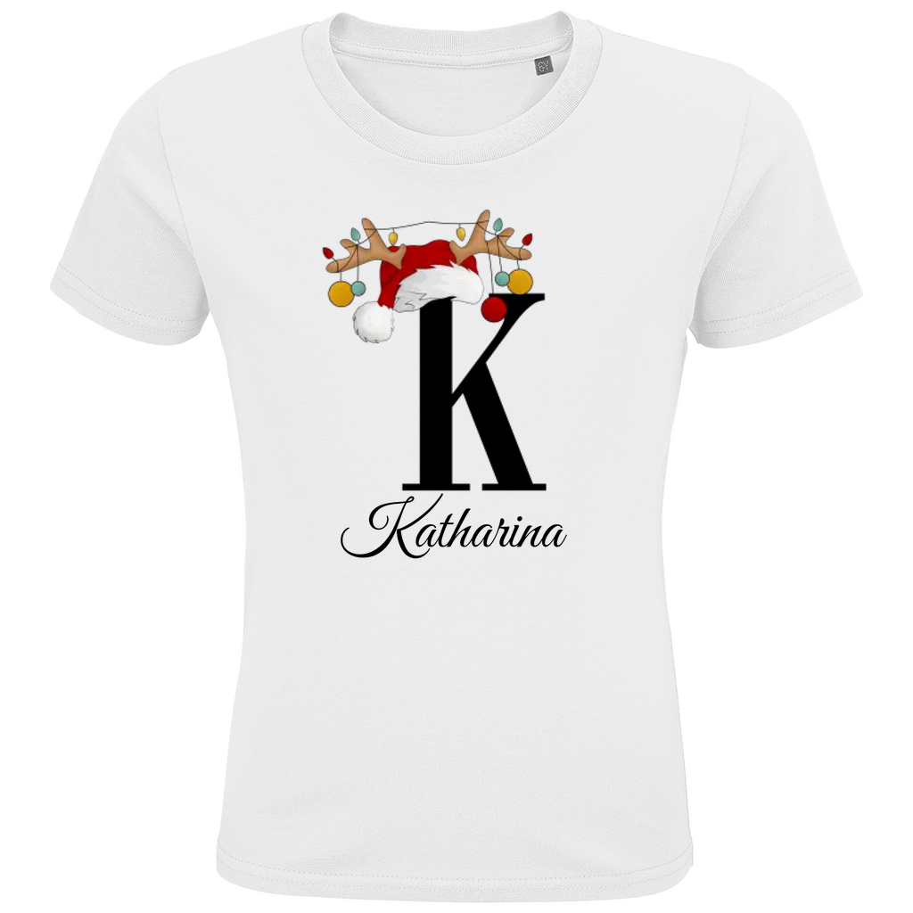 Personalisiertes Mädchen Premium Bio T-Shirt Katharina Printegy