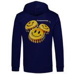 Herren Premium Bio Hoodie Emoji-Deckel - delamira