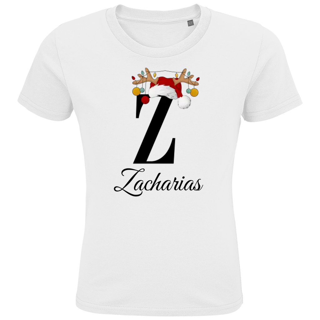 Personalisiertes Jungen Premium Bio T-Shirt Zacharias