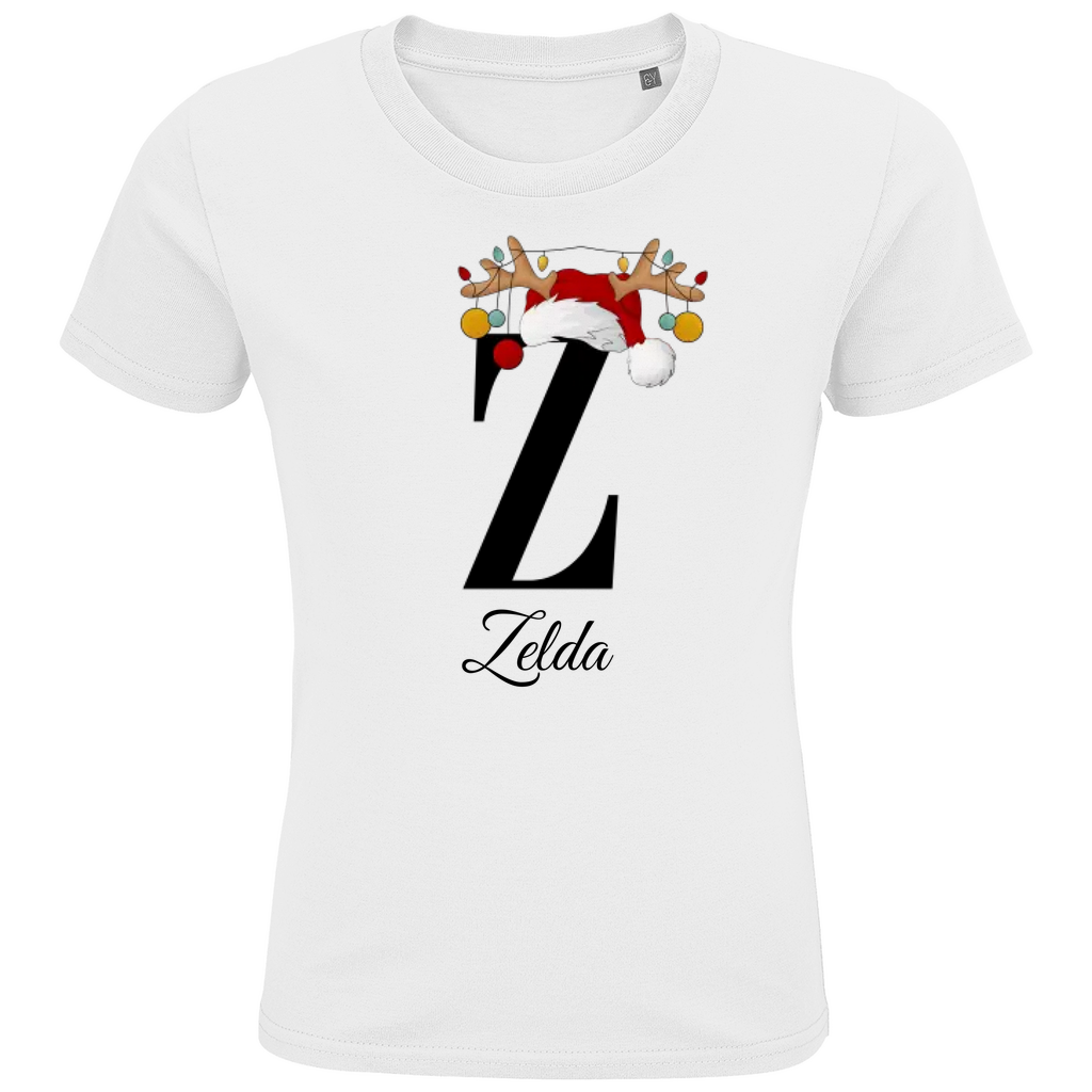 Personalisiertes Mädchen Premium Bio T-Shirt Zelda - delamira