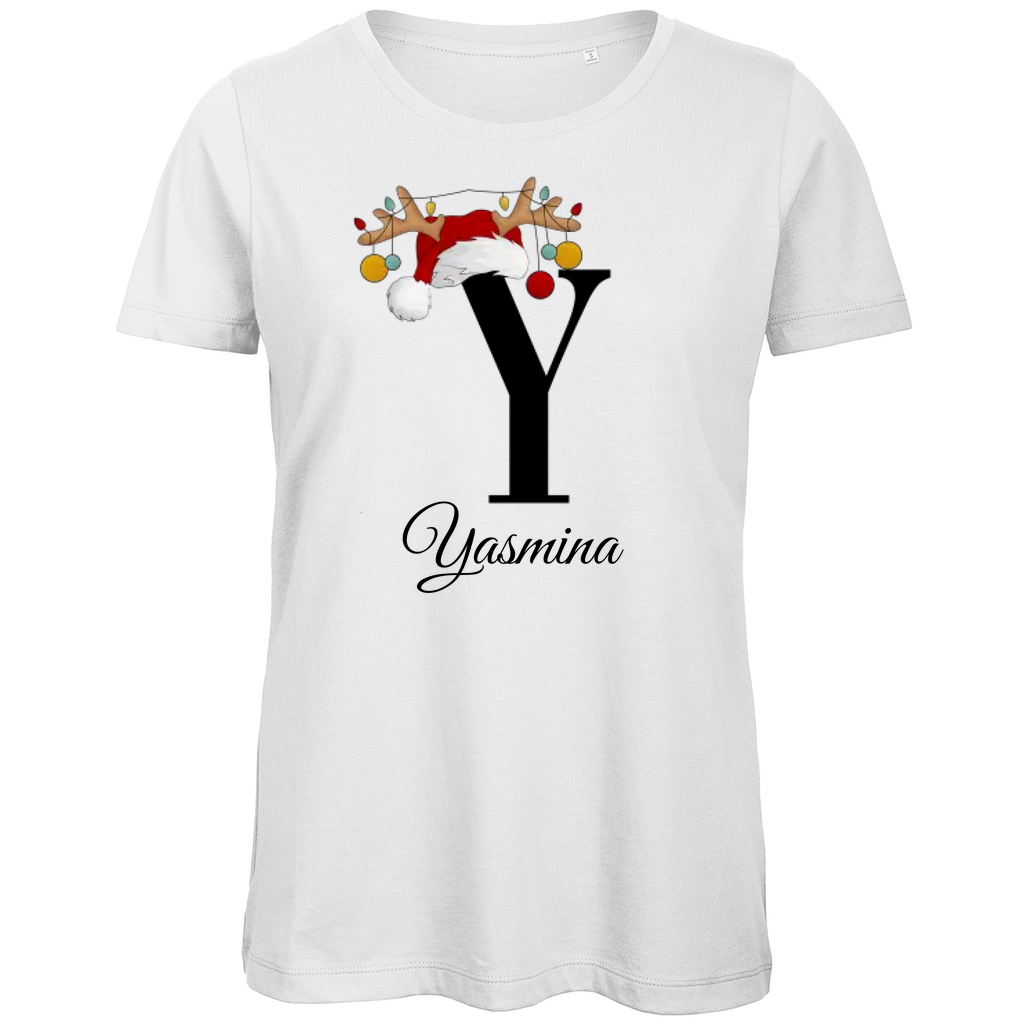 Personalisiertes Damen Premium Bio T-Shirt Yasmina