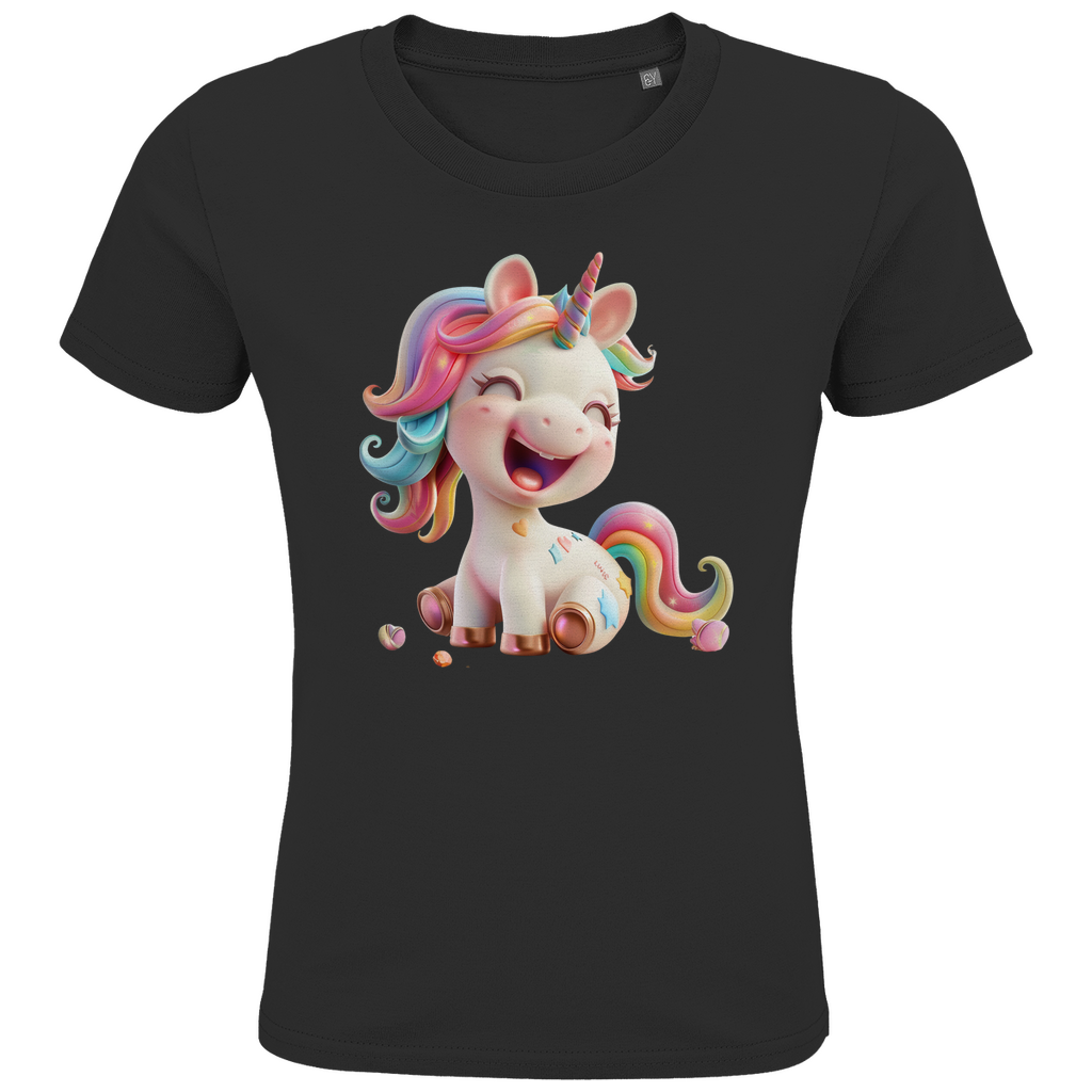 Kids Premium Bio T-Shirt Einhorn_5 - delamira