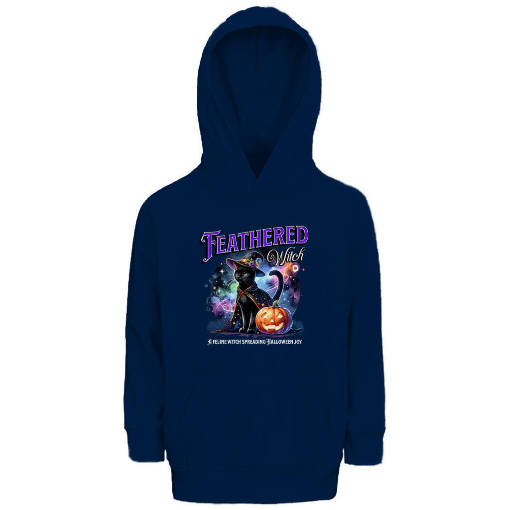 Dieser Kinder Premium Bio Hoodie in French Navy ist perfekt für kleine Halloween-Helden! Mit einem farbenfrohen, leuchtenden Halloween-Motiv und nachhaltiger Baumwoll-Polyester-Mischung sorgt er für maximalen Komfort. Die gemütliche Jersey-Kapuze und die praktische Kängurutasche machen ihn zum idealen Begleiter für Abenteuer von 4 bis 12 Jahren – stylisch und umweltfreundlich zugleich!