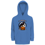 Dieser Kinder Premium Bio Hoodie in Blue ist perfekt für kleine Halloween-Helden! Mit einem farbenfrohen, leuchtenden Halloween-Motiv und nachhaltiger Baumwoll-Polyester-Mischung sorgt er für maximalen Komfort. Die gemütliche Jersey-Kapuze und die praktische Kängurutasche machen ihn zum idealen Begleiter für Abenteuer von 4 bis 12 Jahren – stylisch und umweltfreundlich zugleich!