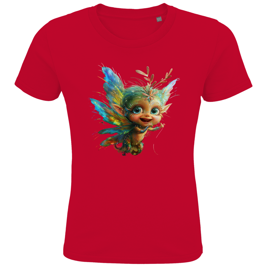 Kids Premium Bio T-Shirt Fee_Regenbogen_4 - delamira