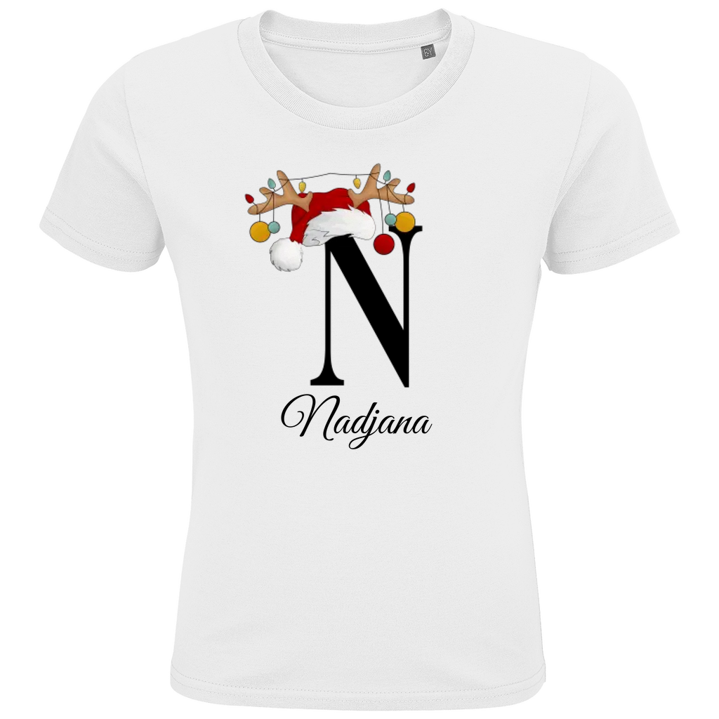 Personalisiertes Mädchen Premium Bio T-Shirt Nadjana Printegy