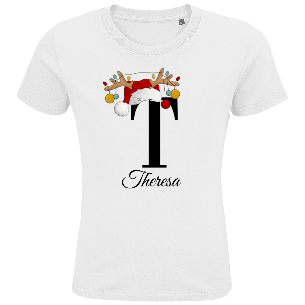 Personalisiertes Mädchen Premium Bio T-Shirt Theresa