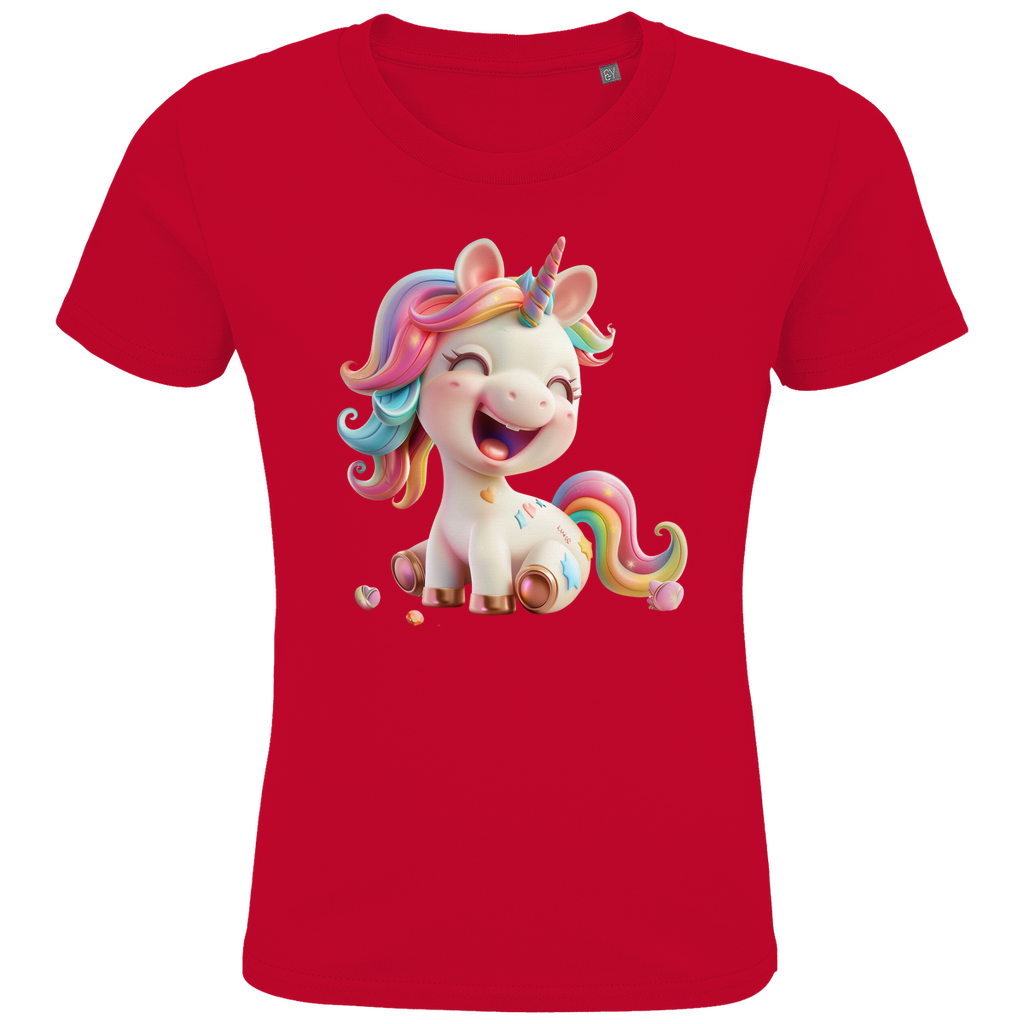 Kids Premium Bio T-Shirt Einhorn_5 - delamira