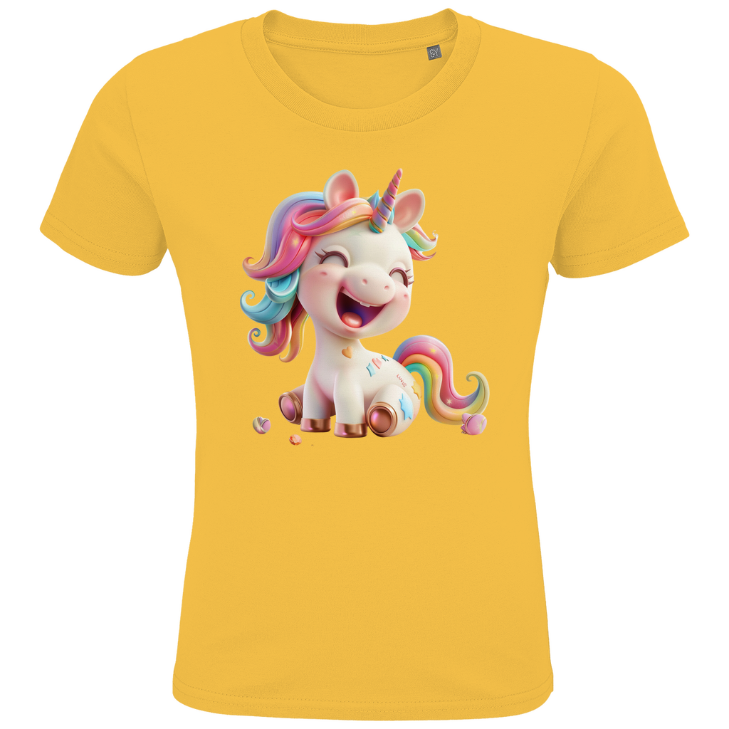 Kids Premium Bio T-Shirt Einhorn_5 - delamira