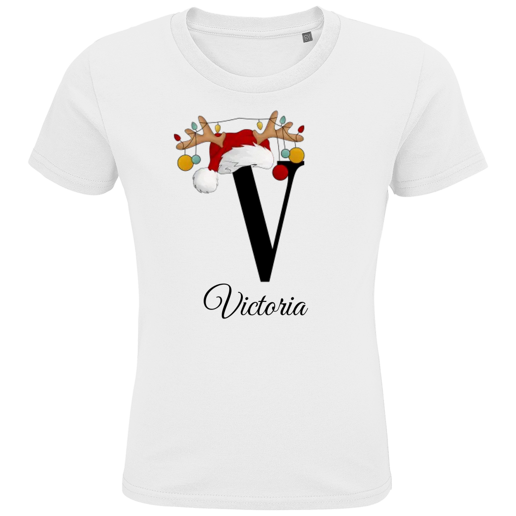 Personalisiertes Mädchen Premium Bio T-Shirt Viktoria - delamira