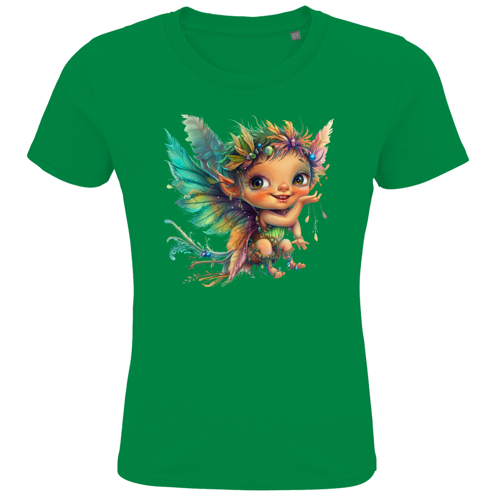 Kids Premium Bio T-Shirt Fee_Regenbogen_3 - delamira