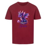 Personalisiertes Kinder Premium Bio T-Shirt Drache Finn - delamira