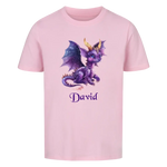 Personalisiertes Kinder Premium Bio T-Shirt Drache David - delamira