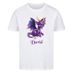 Personalisiertes Kinder Premium Bio T-Shirt Drache David - delamira