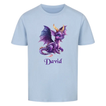 Personalisiertes Kinder Premium Bio T-Shirt Drache David - delamira