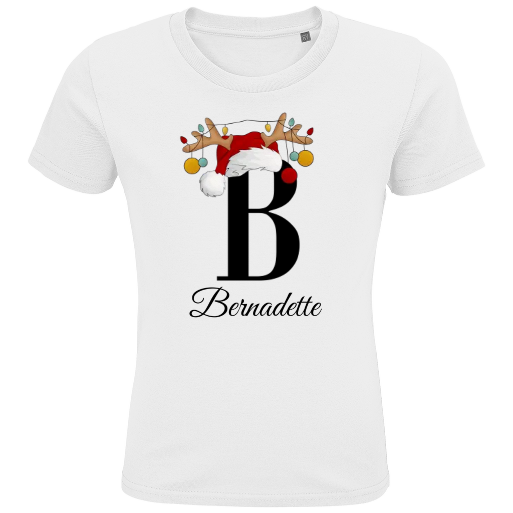 Personalisiertes Mädchen Premium Bio T-Shirt Bernadette