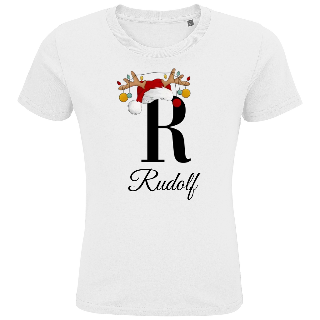 Personalized Boys Premium Organic T-Shirt Rudolf