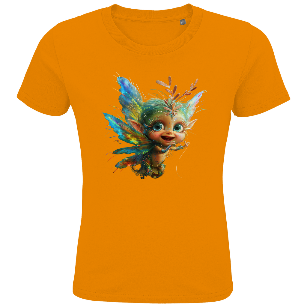 Kids Premium Bio T-Shirt Fee_Regenbogen_4 - delamira