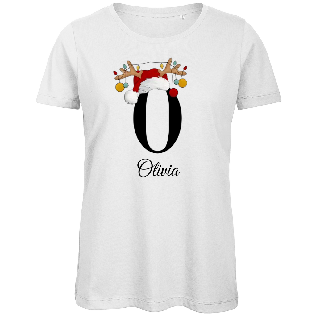 Personalisiertes Damen Premium Bio T-Shirt Olivia