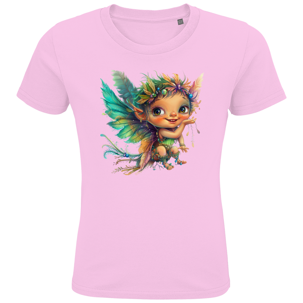 Kids Premium Bio T-Shirt Fee_Regenbogen_3 - delamira