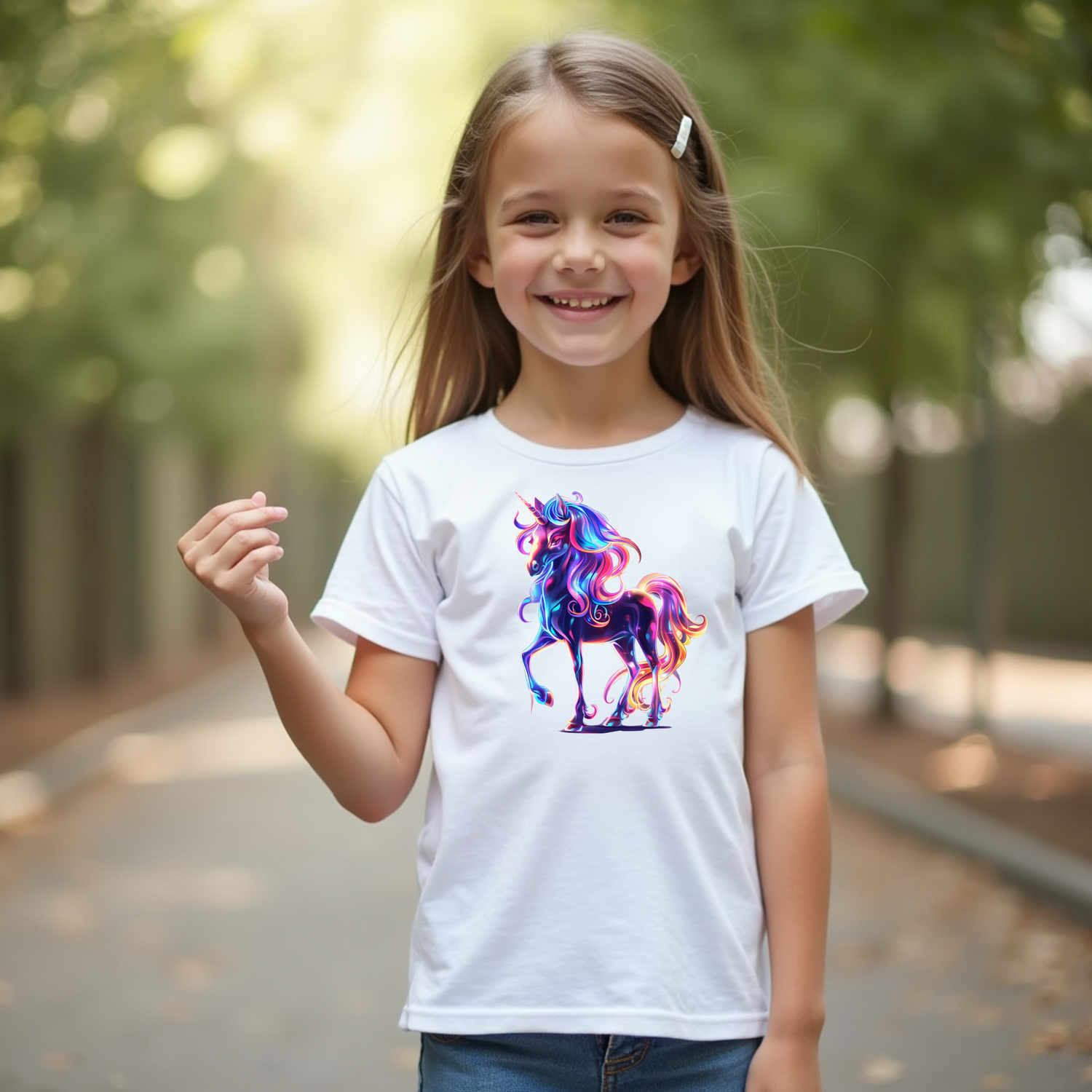 Kids Premium Organic T-Shirt Unicorn_1