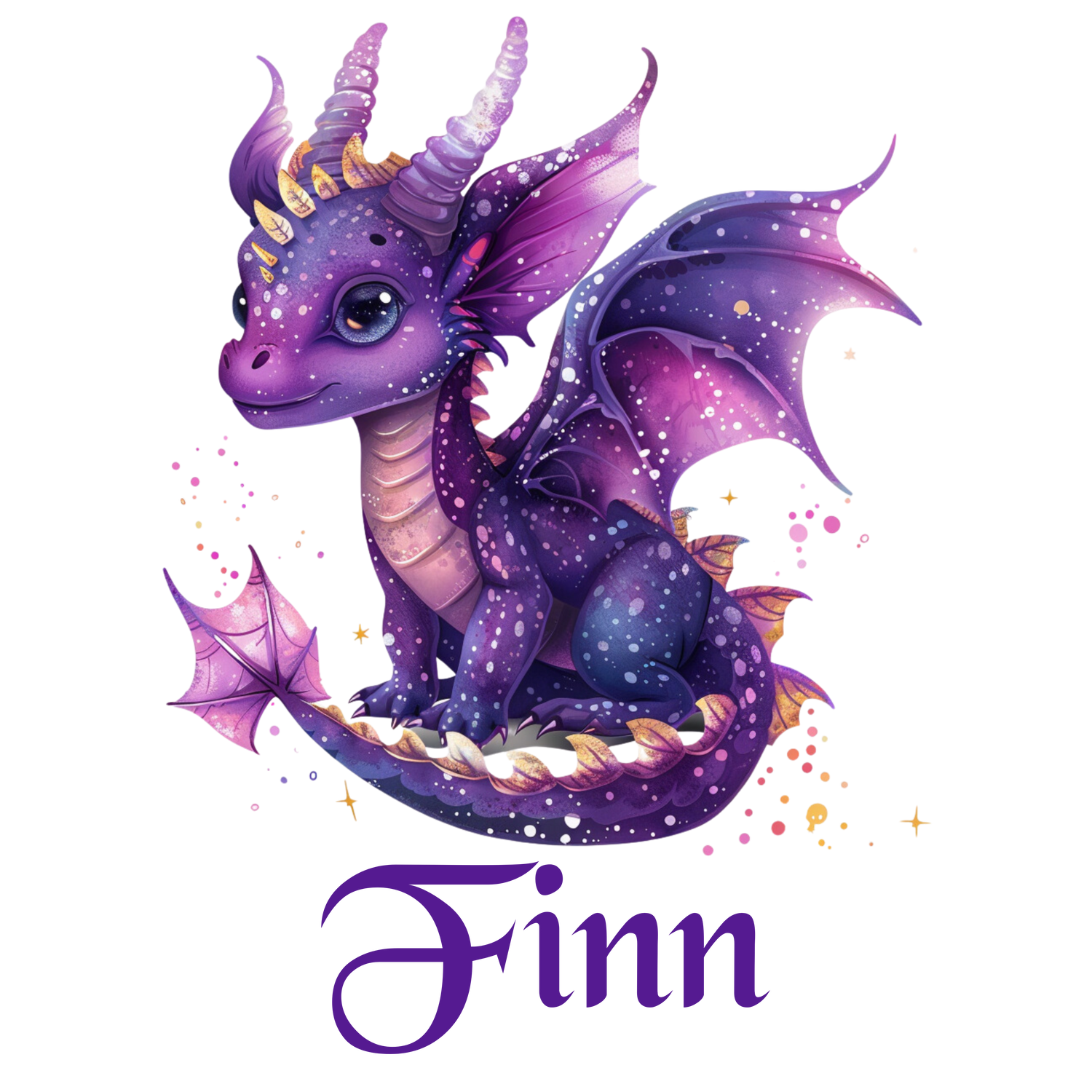 Personalized Kids Premium Organic T-Shirt Dragon Finn