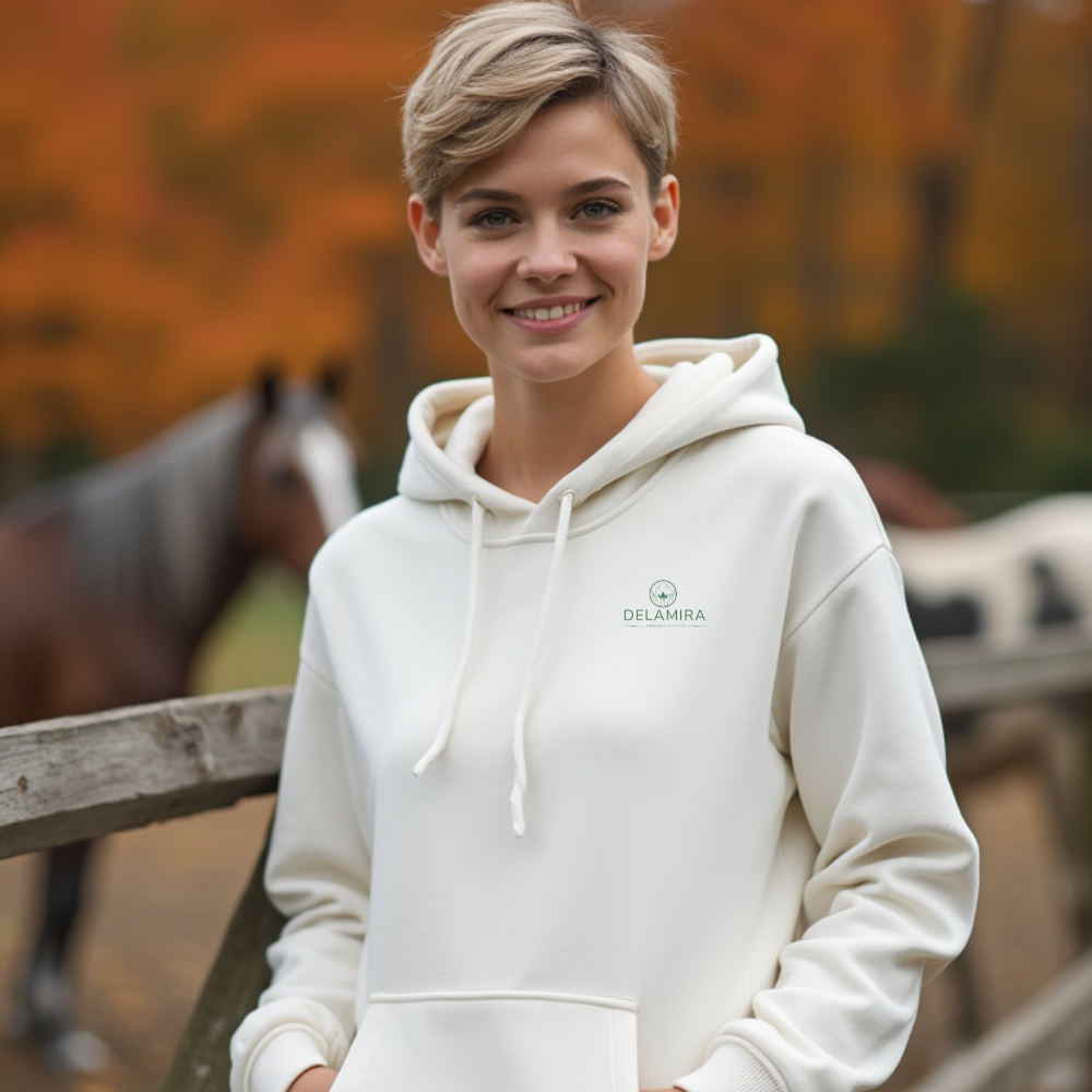 Damen Premium Bio Hoodie Logo