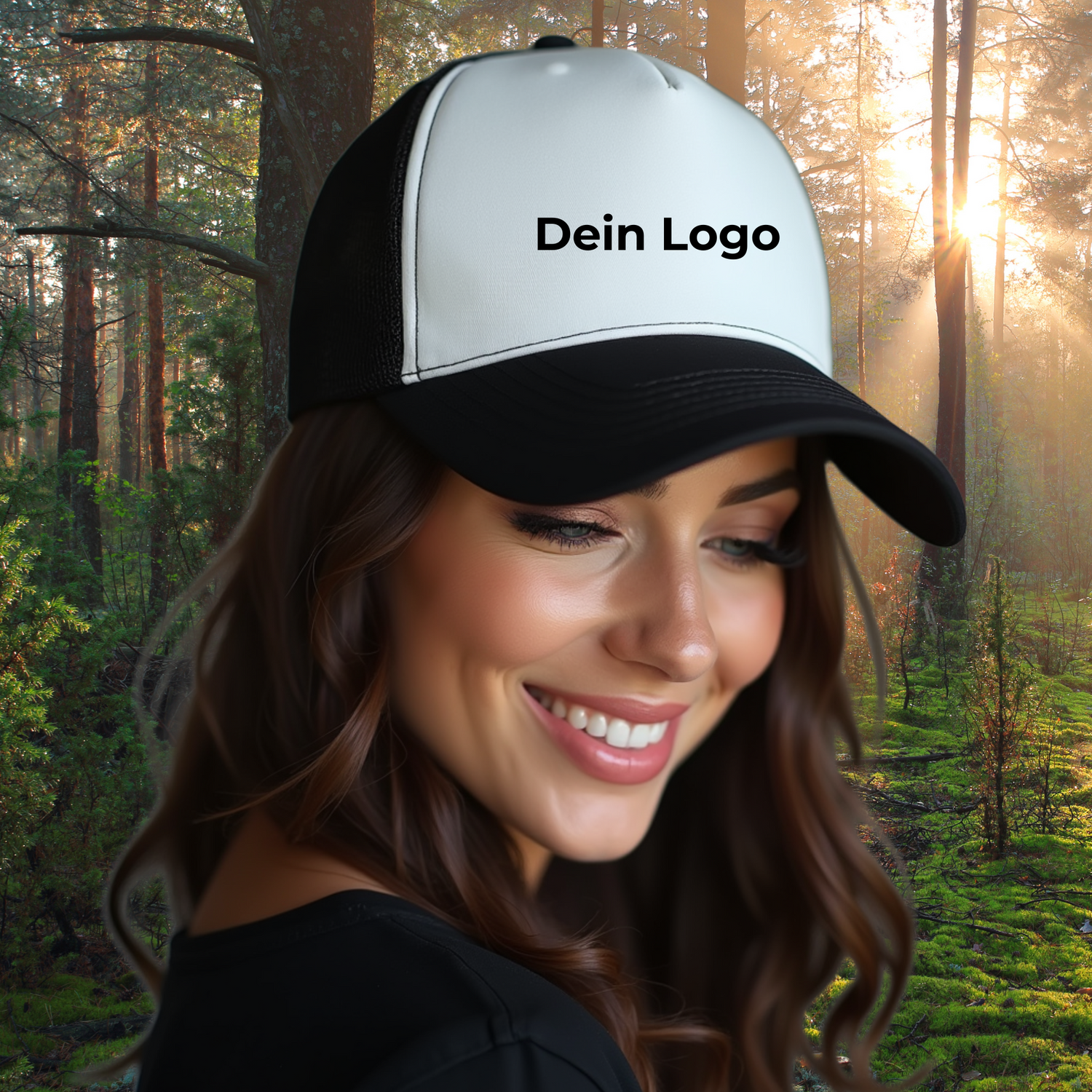 Retro Trucker Cap Logo