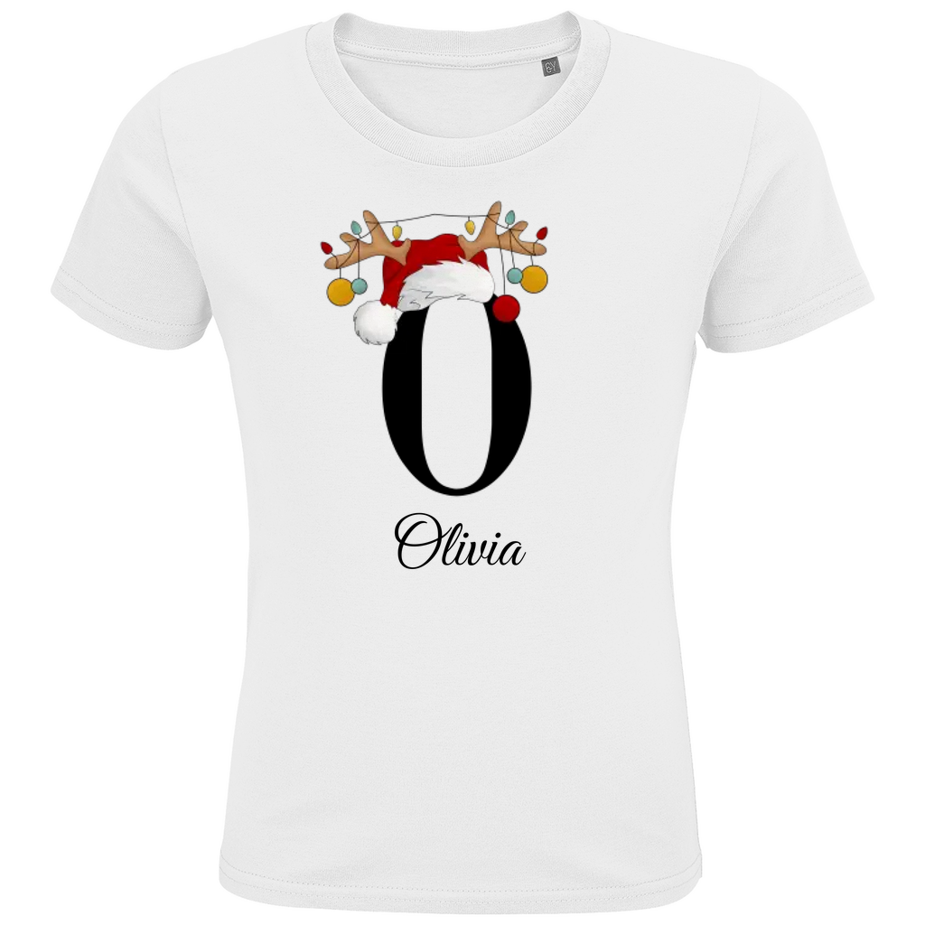 Personalisiertes Mädchen Premium Bio T-Shirt Olivia