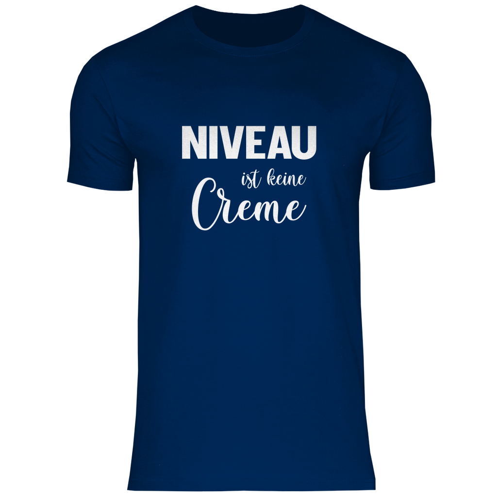 Personalisiertes T-Shirt blau |Niveau Creme |delamira - delamira