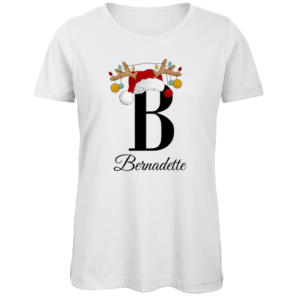 Personalisiertes Damen Premium Bio T-Shirt Bernadette