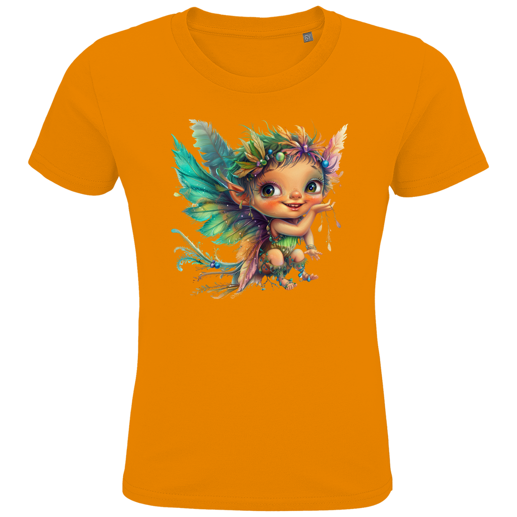 Kids Premium Bio T-Shirt Fee_Regenbogen_3 - delamira