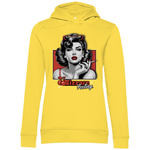 Damen Premium Bio Hoodie mit Feeling-Design, erhältlich in vielen Farben, aus nachhaltiger Baumwolle, bequem und stilvoll – Delamira.