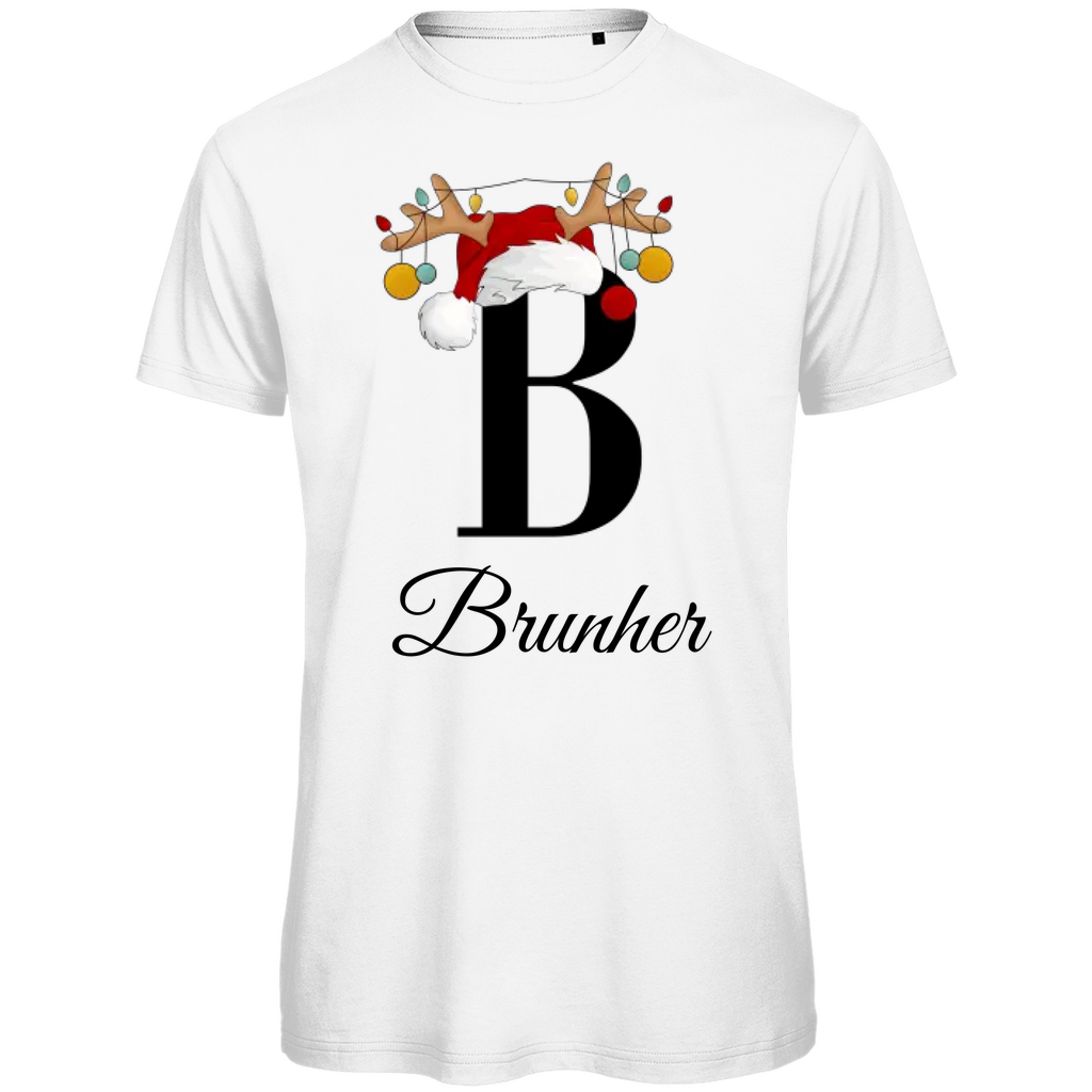 Personalized Men's Premium Organic T-Shirt Brunher