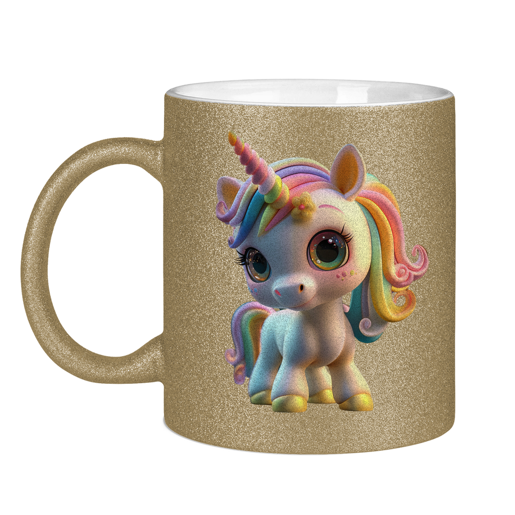 Glitzertasse Einhorn_10 - delamira