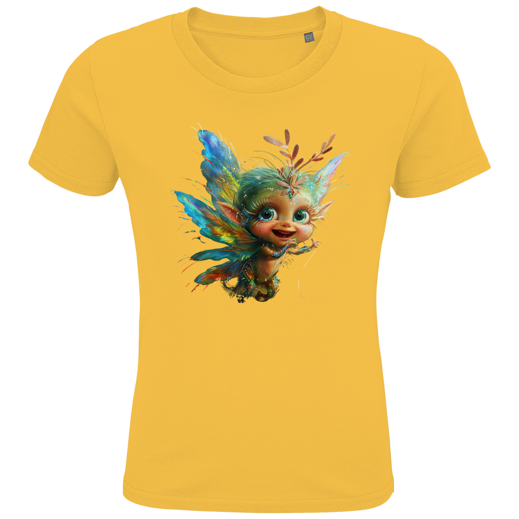 Kids Premium Bio T-Shirt Fee_Regenbogen_4 - delamira