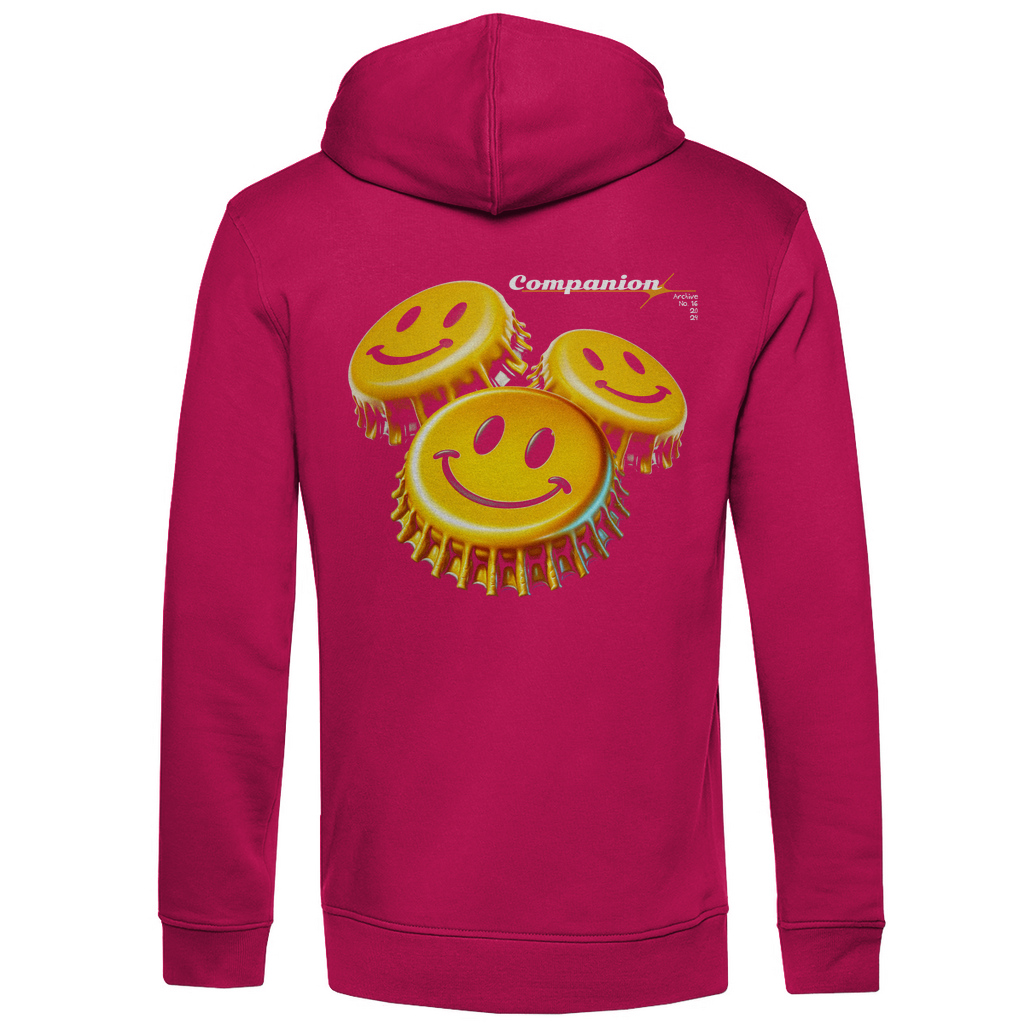 Herren Premium Bio Hoodie Emoji-Deckel - delamira