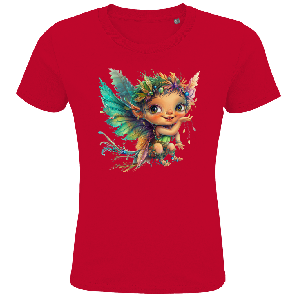 Kids Premium Bio T-Shirt Fee_Regenbogen_3 - delamira