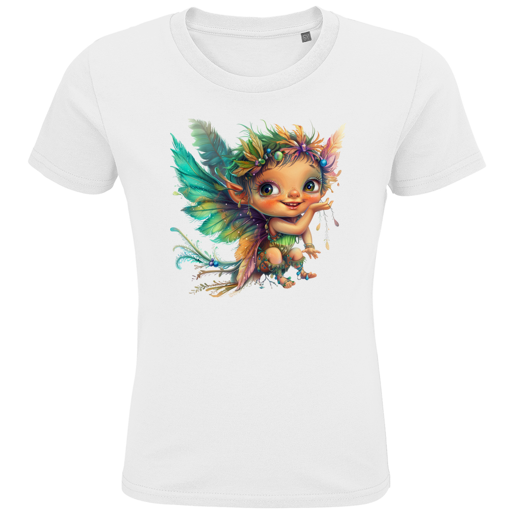 Kids Premium Bio T-Shirt Fee_Regenbogen_3 - delamira