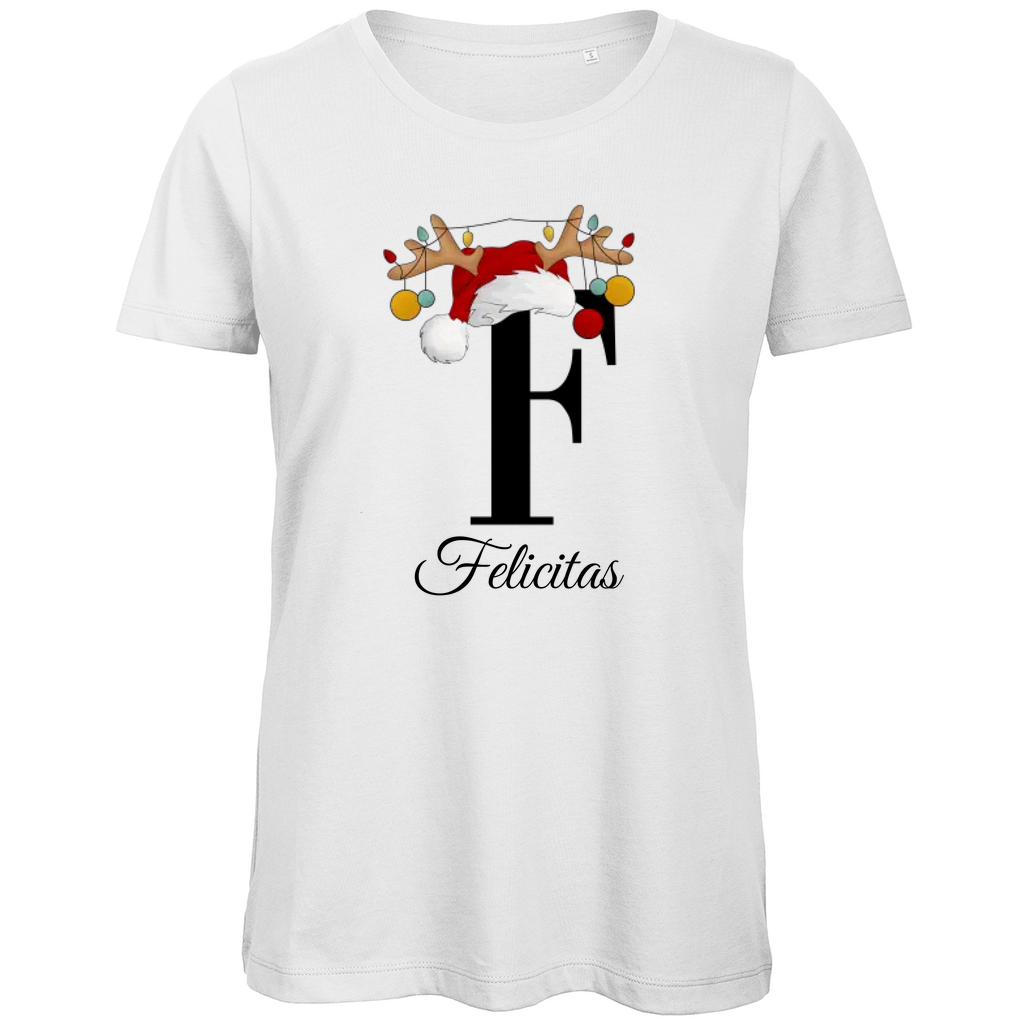 Personalisiertes Damen Premium Bio T-Shirt Felicitas