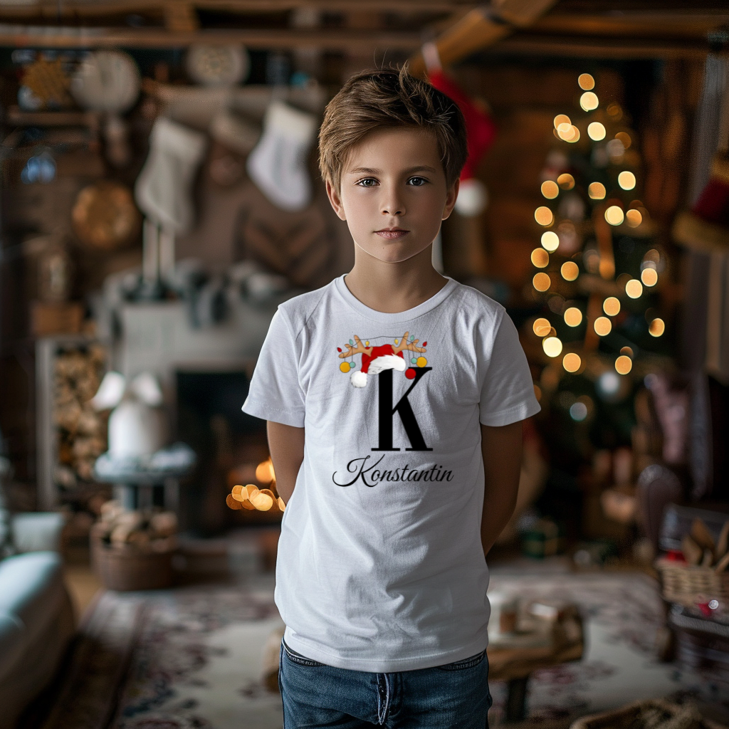 Personalized Boys Premium Organic T-Shirt Konstantin