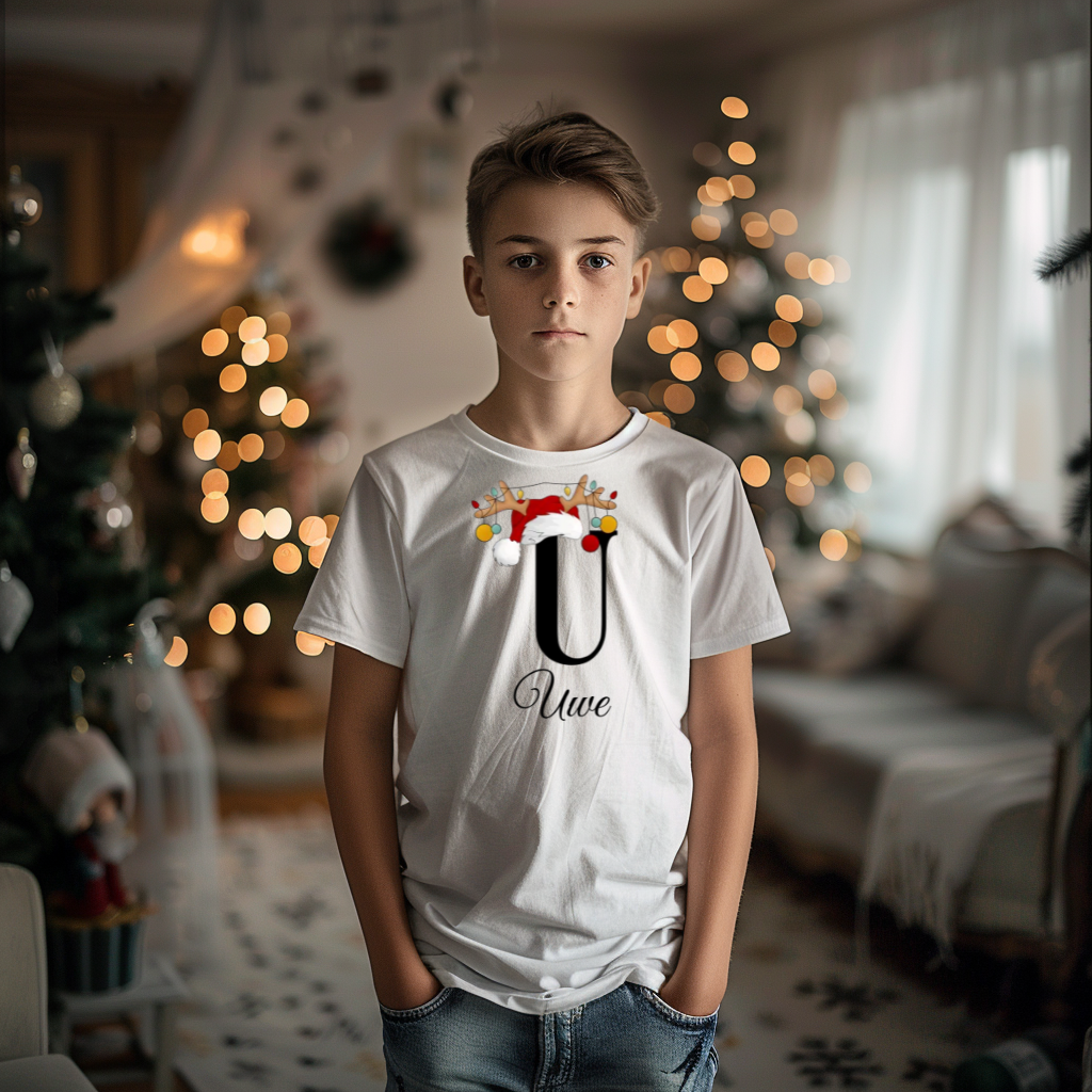 Personalisiertes Jungen Premium Bio T-Shirt Uwe