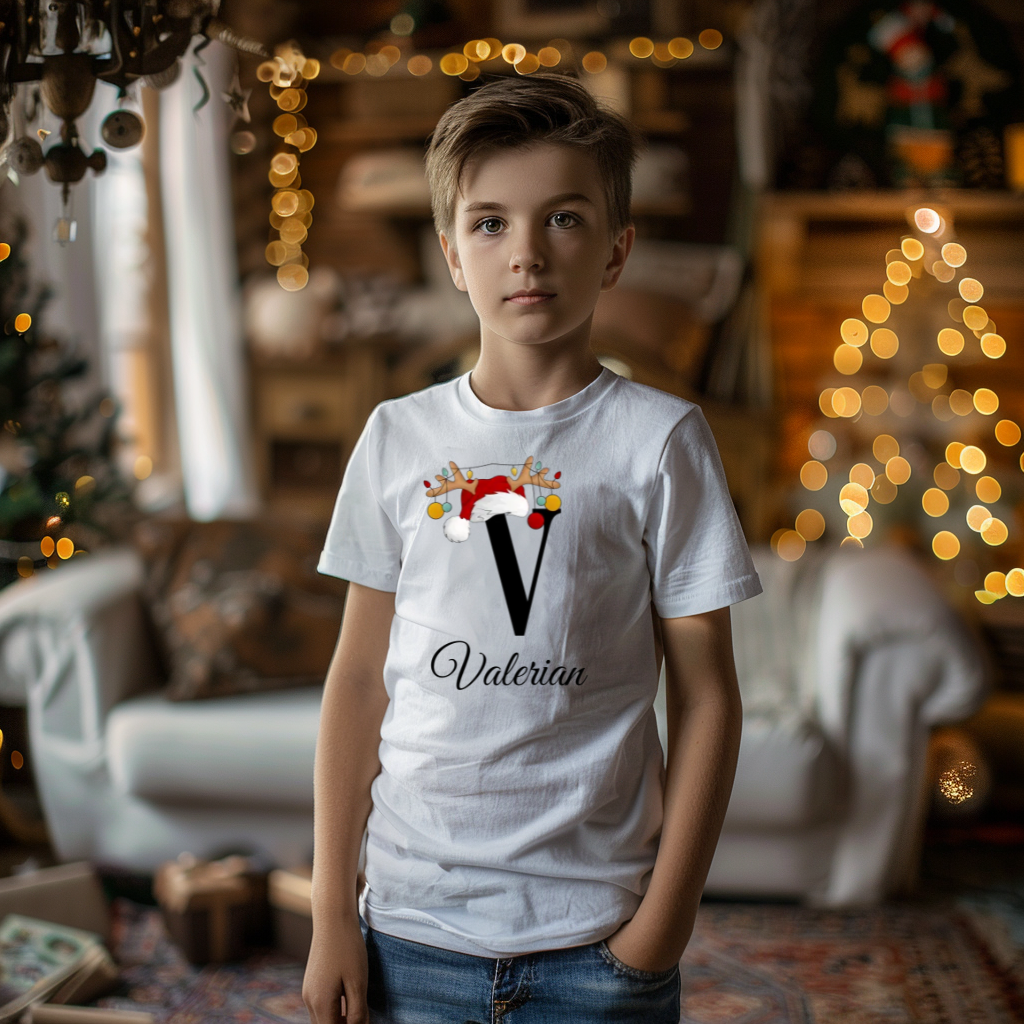 Personalized Boys Premium Organic T-Shirt Valerian