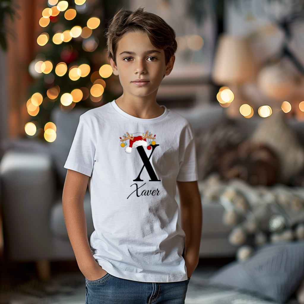 Personalized Boys Premium Organic T-Shirt Xaver