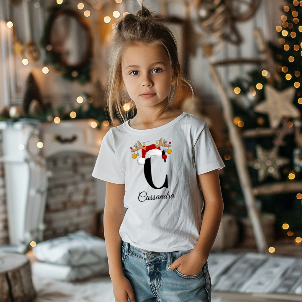 Personalized Girls Premium Organic T-Shirt Cassandra