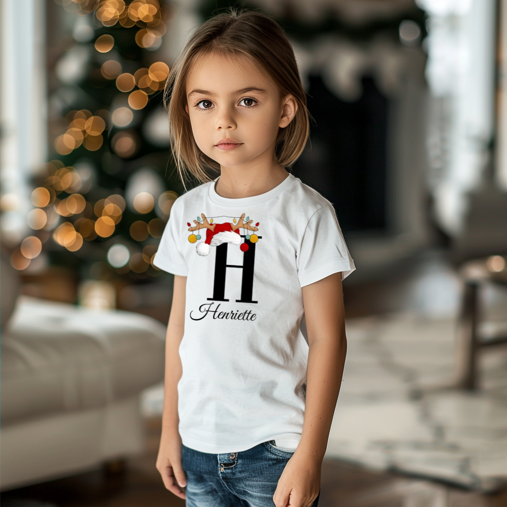 Personalisiertes Mädchen Premium Bio T-Shirt Henriette Printegy