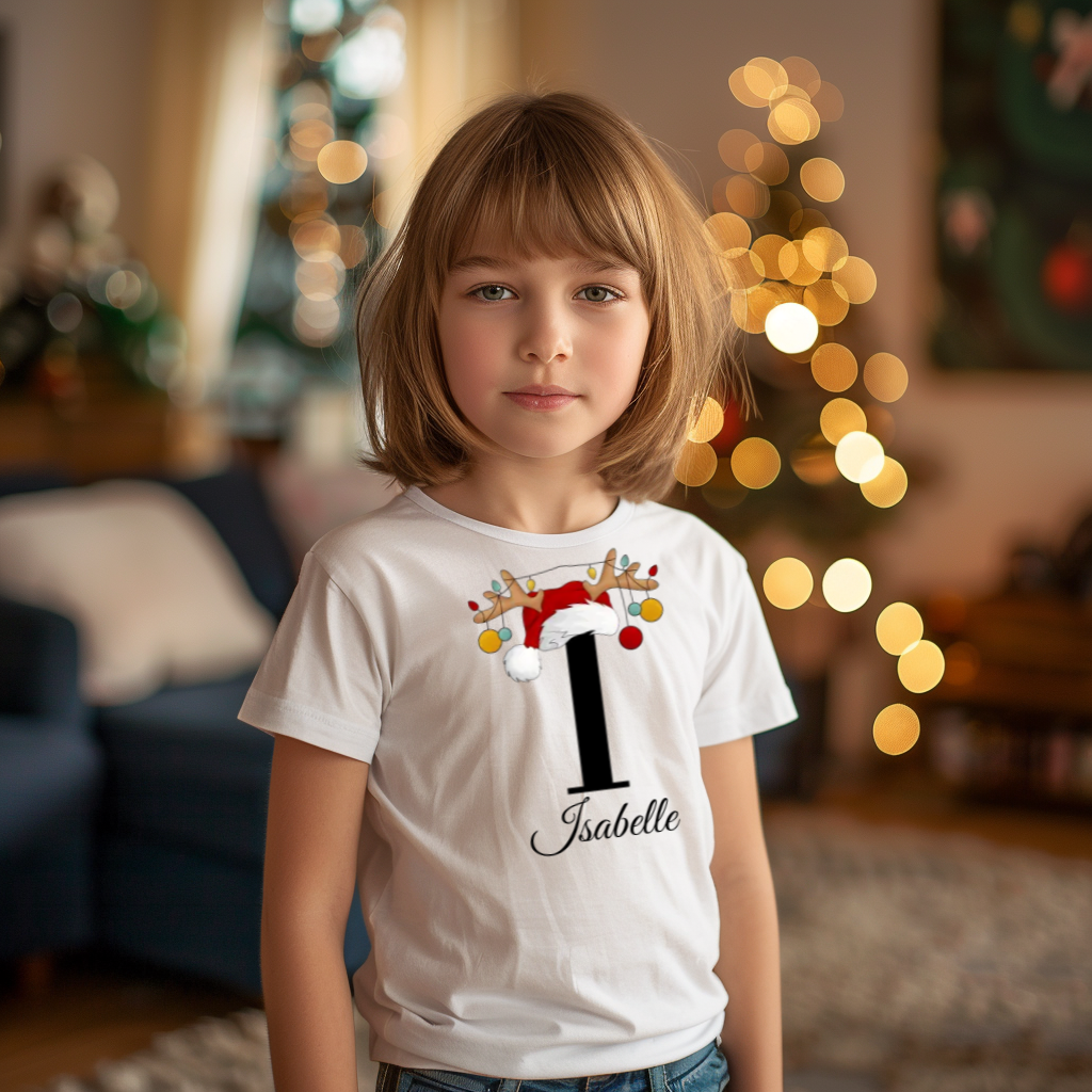 Personalisiertes Mädchen Premium Bio T-Shirt Isabelle