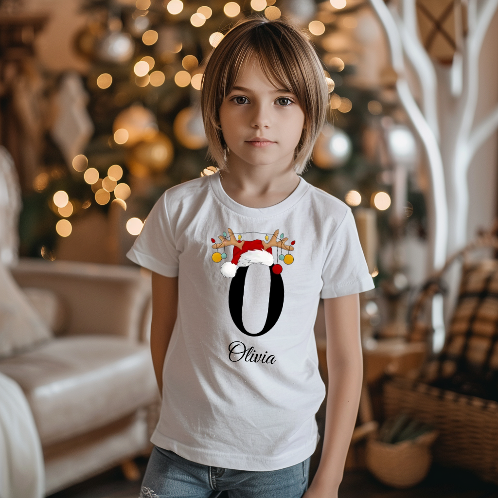 Personalisiertes Mädchen Premium Bio T-Shirt Olivia